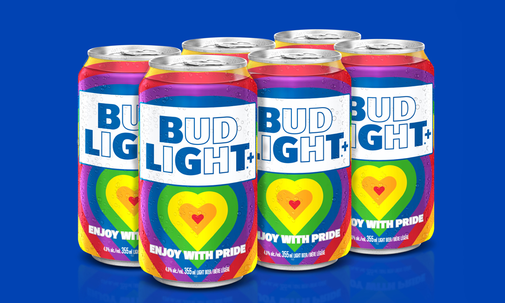Bud Light Is Celebrating Pride With LimitedEdition Rainbow Cans