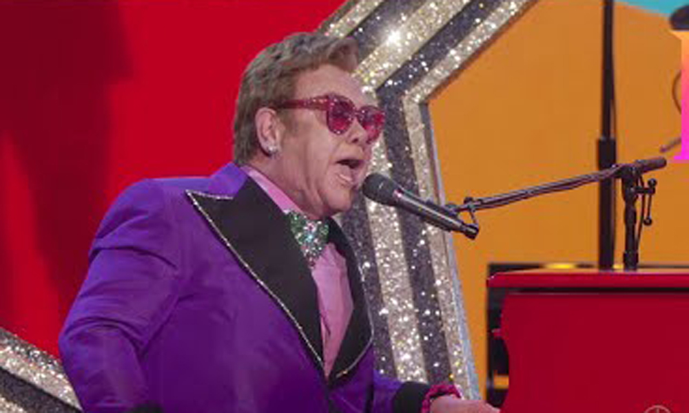 The Best LGBTQ Moments From The 2020 Oscars - Elton John performs