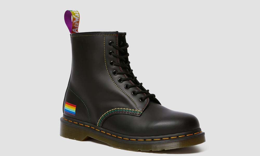 Dr. Martens Celebrates Pride With Rainbow-Accented Combat Boots 