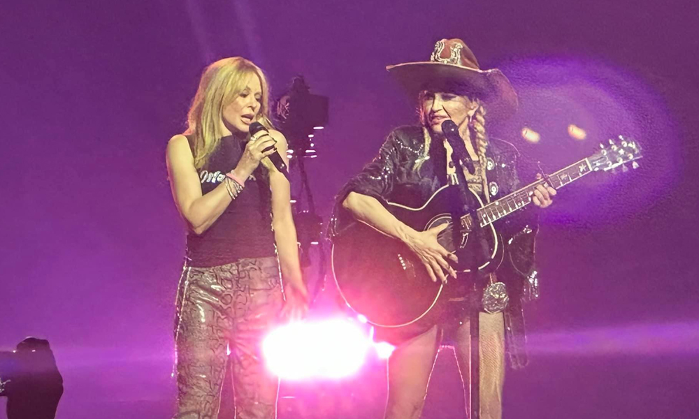 Kylie Minogue Made A Surprise Appearance During Madonna's Los Angeles Celebration Tour Concert