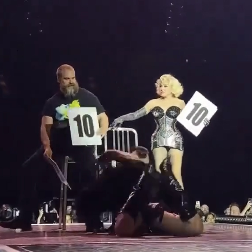 Here’s Every Guest Judge Who Joined Madonna On Stage For The ‘Vogue’ Ballroom Section Of The Celebration Tour: David Harbour