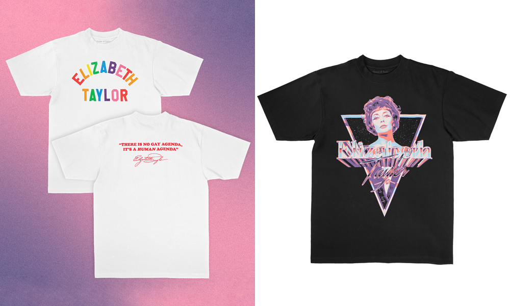Elizabeth Taylor's Legacy As A Queer Ally Continues With First-Ever Pride Collection From House Of Taylor