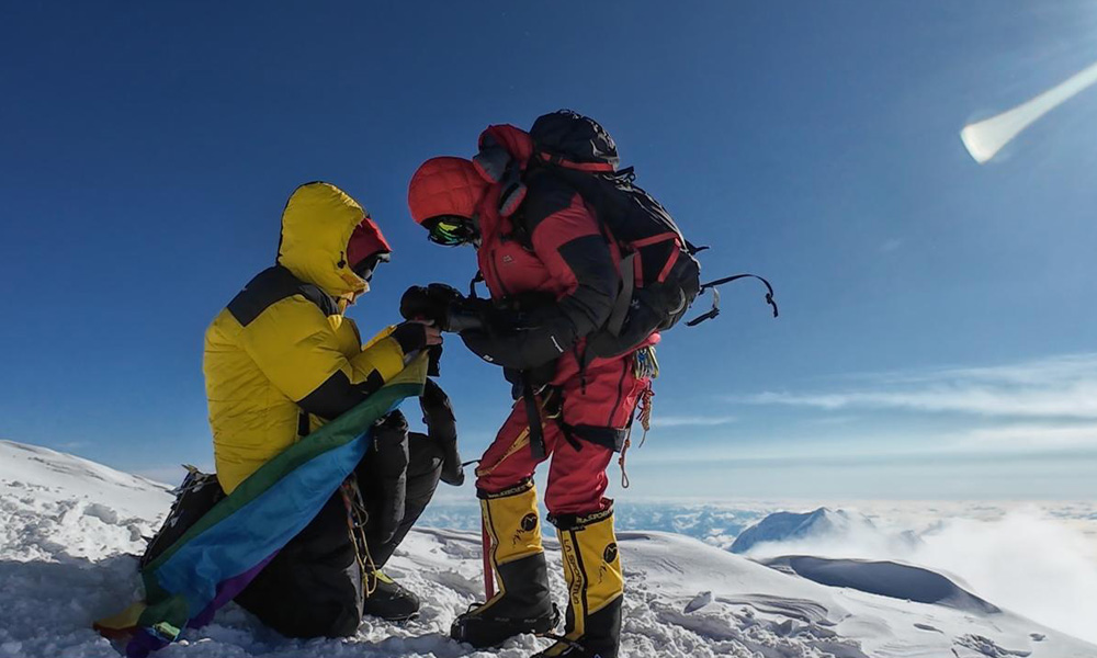 A Gay Climbing Proposal On The Summit Of Denali
